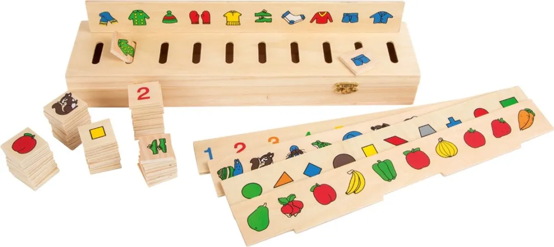Small Foot Afbeeldingen Sorteerbox 6494 - Multicolor