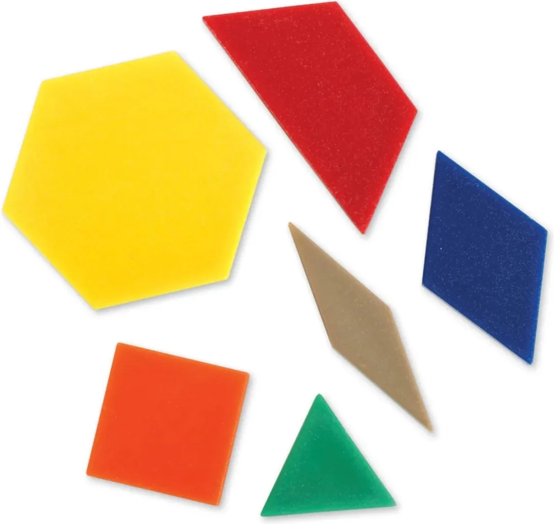 Learning Resources Pattern Blocks Smart Pack LER 3669 - 50 Stuks