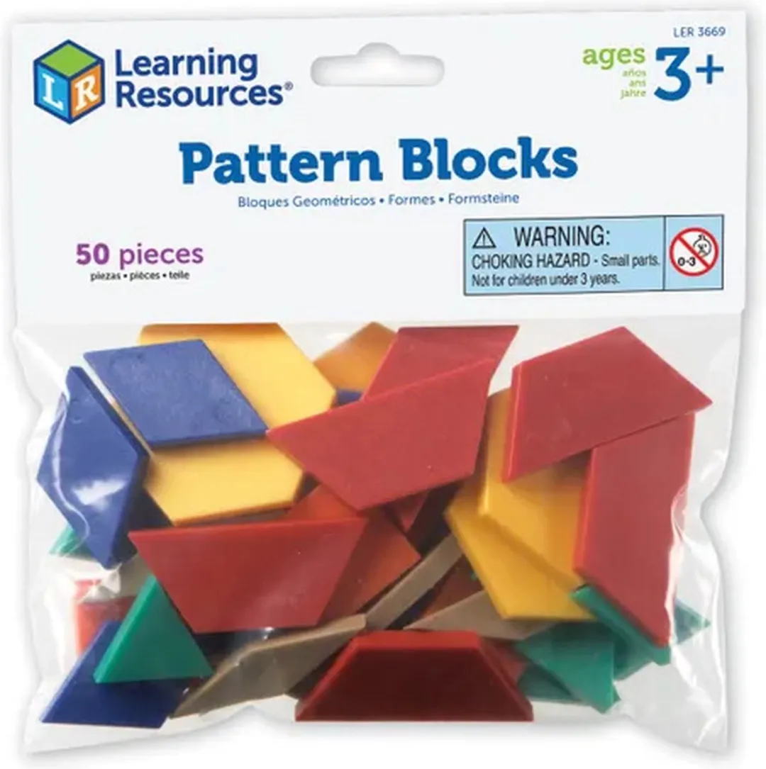 Learning Resources Pattern Blocks Smart Pack LER 3669