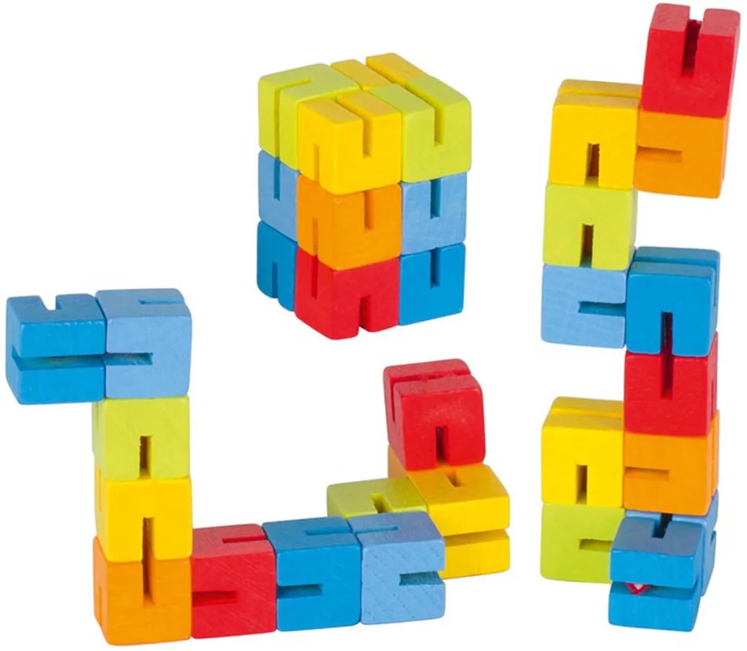 Goki Pocket Puzzel 12-delig - Multi Color