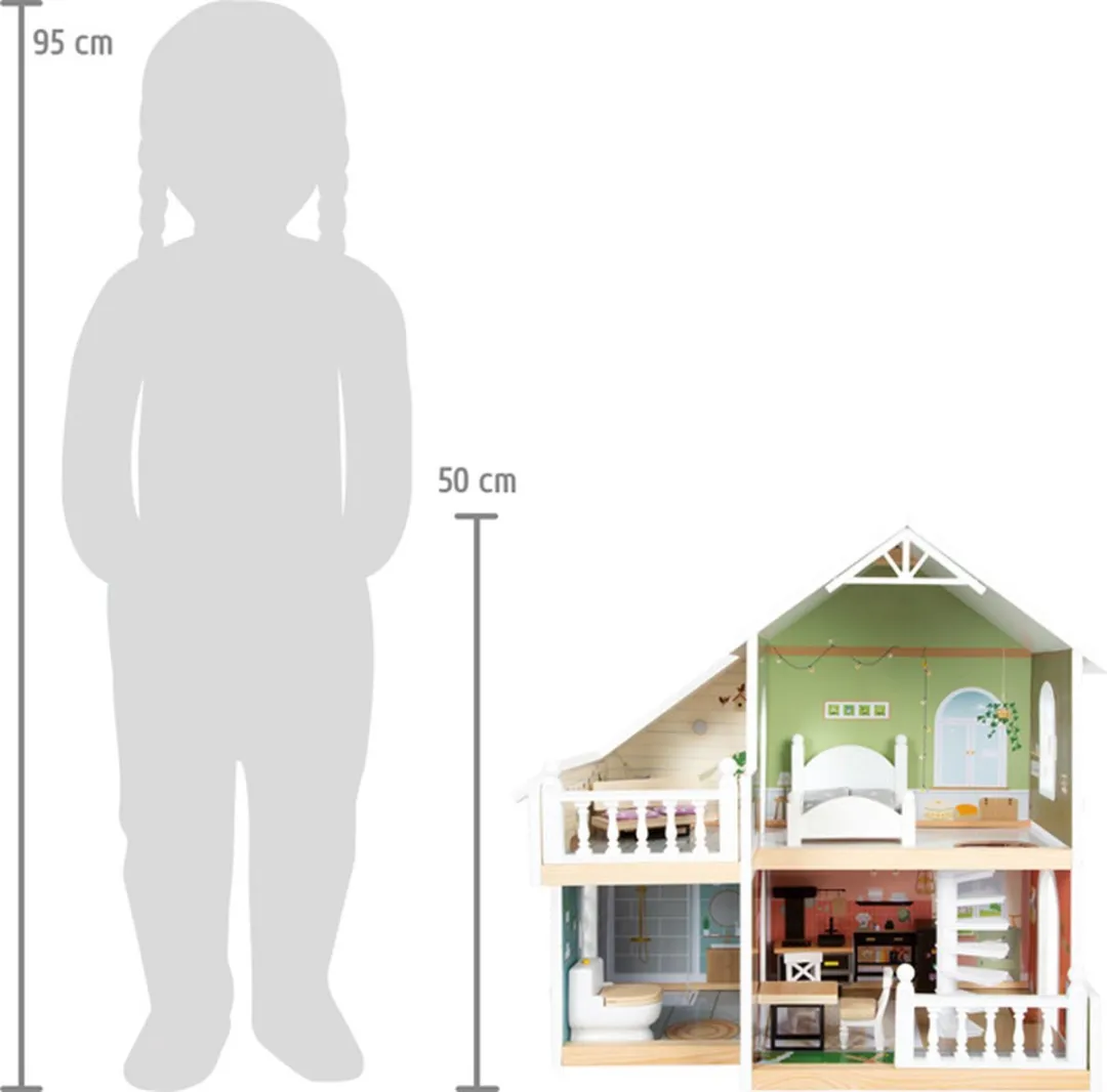 Small Foot Urban Villa Poppenhuis - 9 Meubels - Multi
