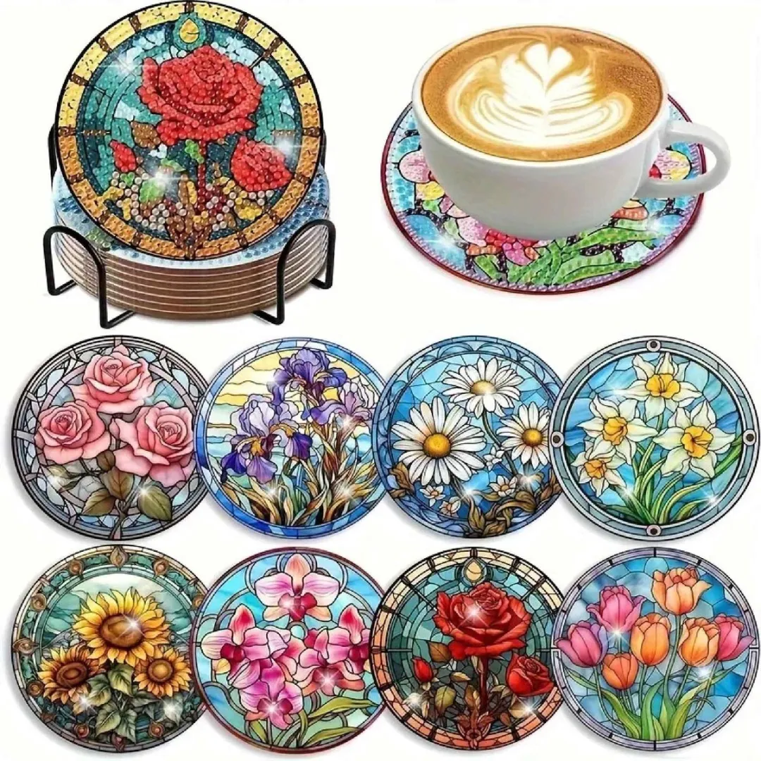 VDTOYS Diamond Painting Bloemen 1