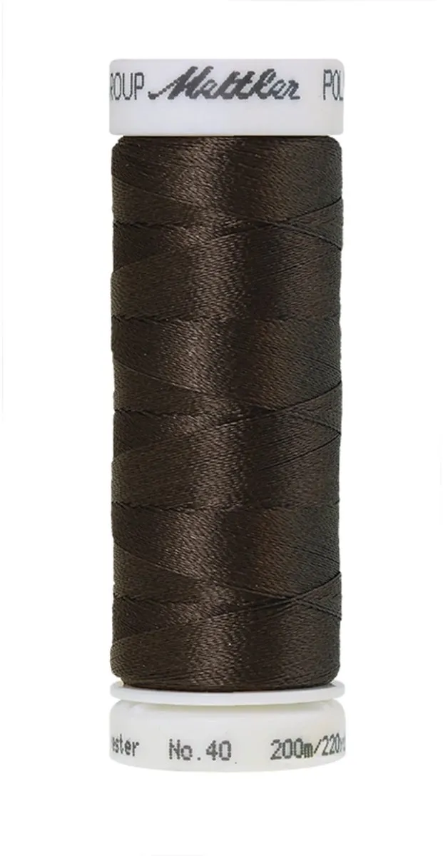 Amann Mettler Polysheen Borduurgaren 200m - Bruin