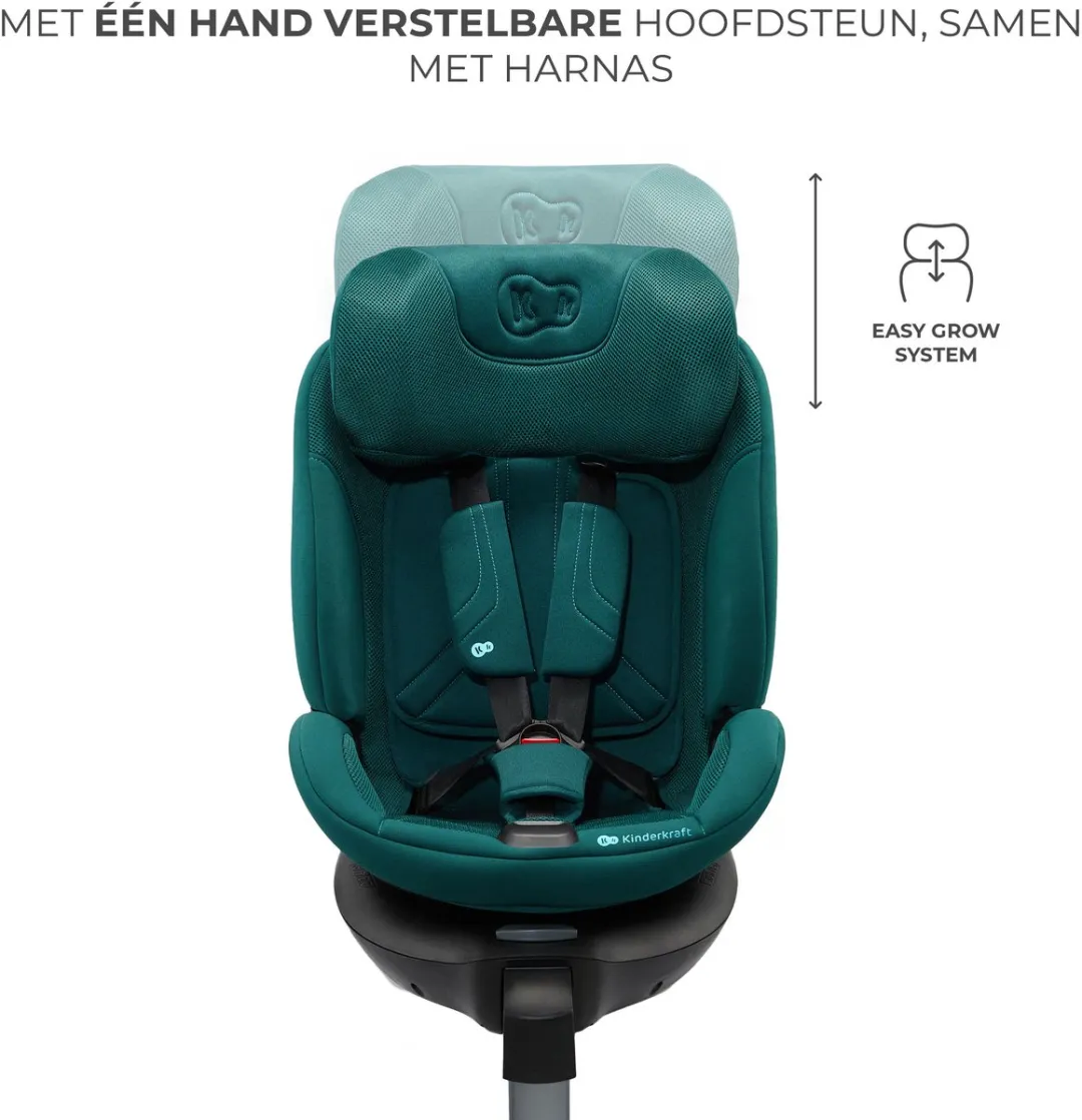 KinderKraft XRIDER 2 i-Size Autostoel 40-150cm - Groen