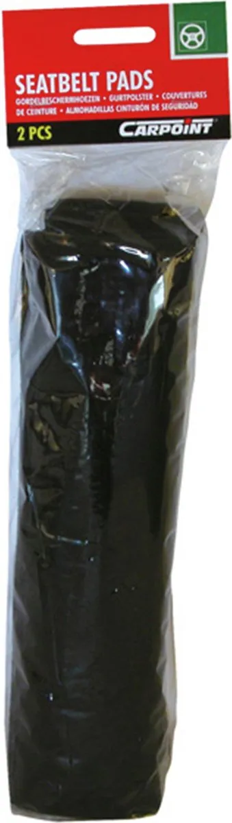 Carpoint Gordelbeschermer - Universele Gordelhoes - 2 stuks - Zwart