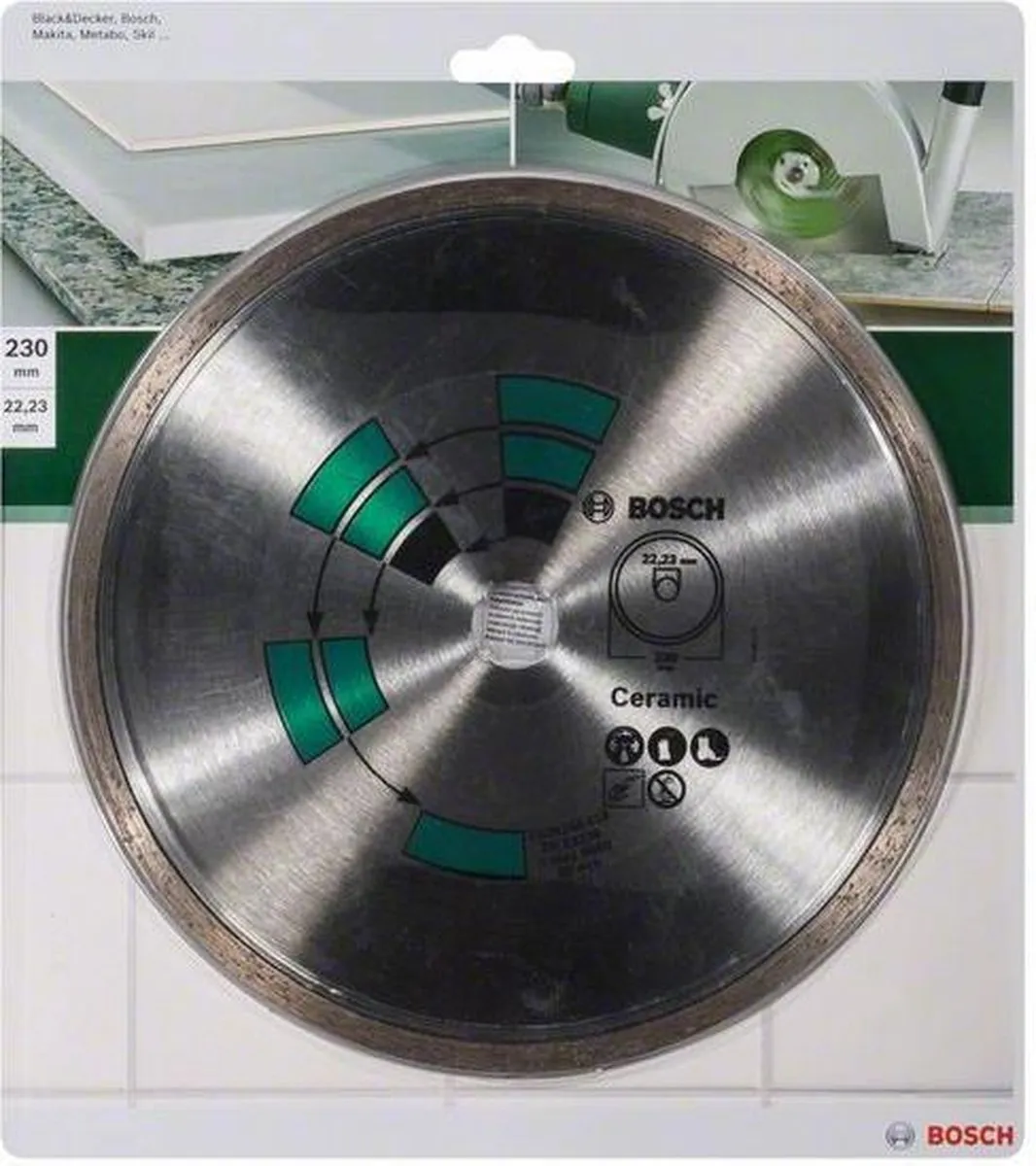 Bosch Diamant Slijpschijf Keramiek 230mm