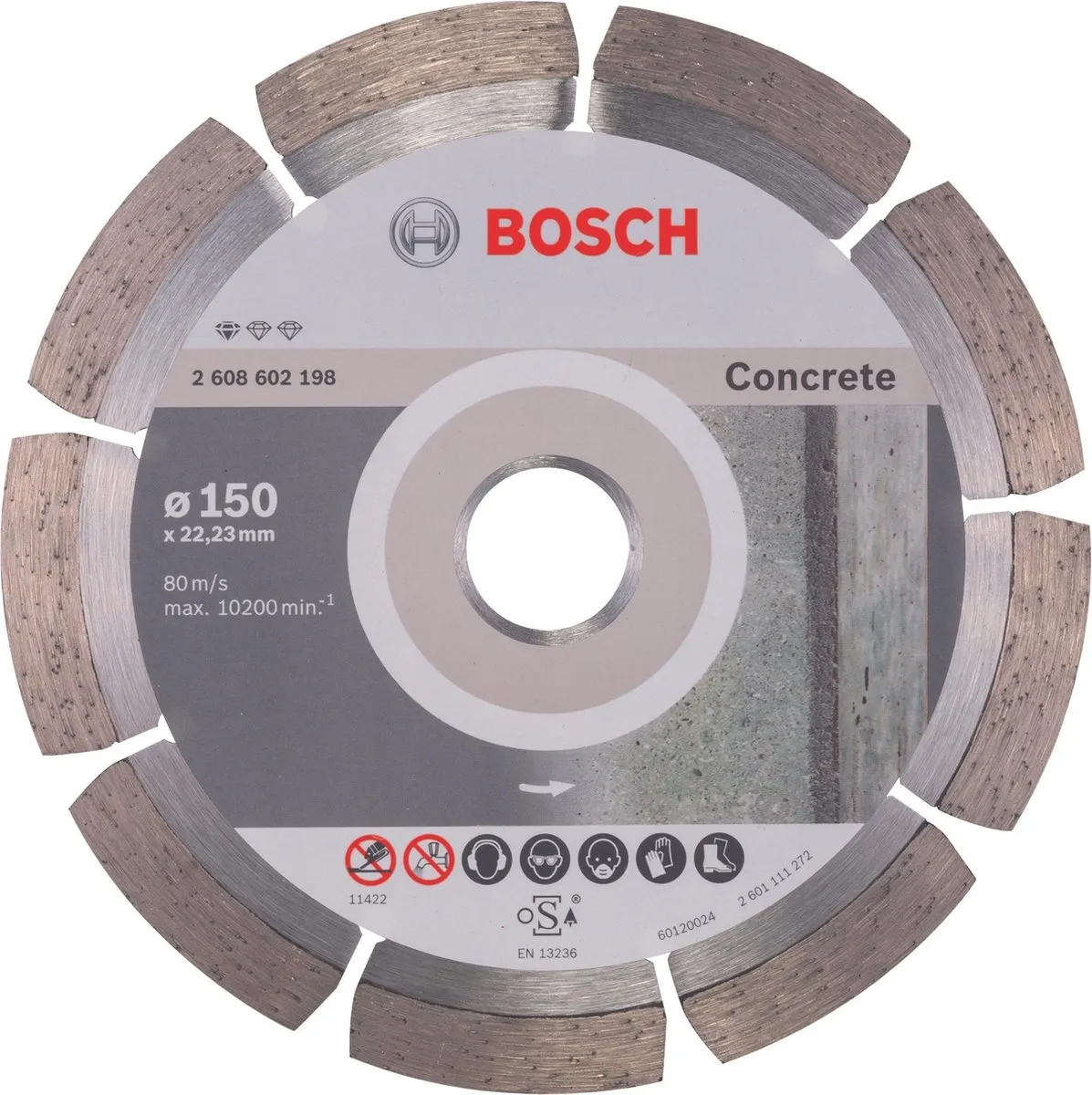 Bosch Diamantdoorslijpschijf Standard 150mm