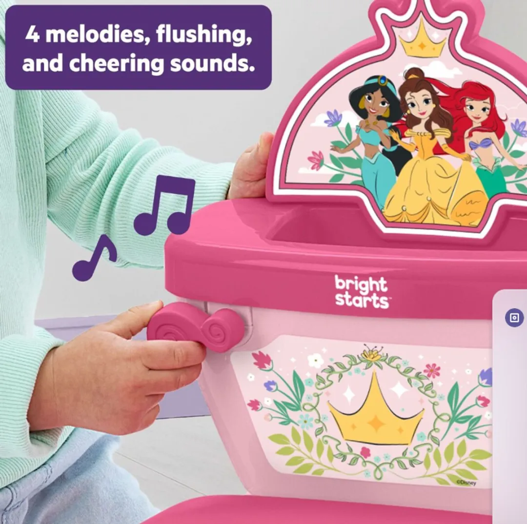 Bright Starts Disney Princess Mini Toilet - Roze