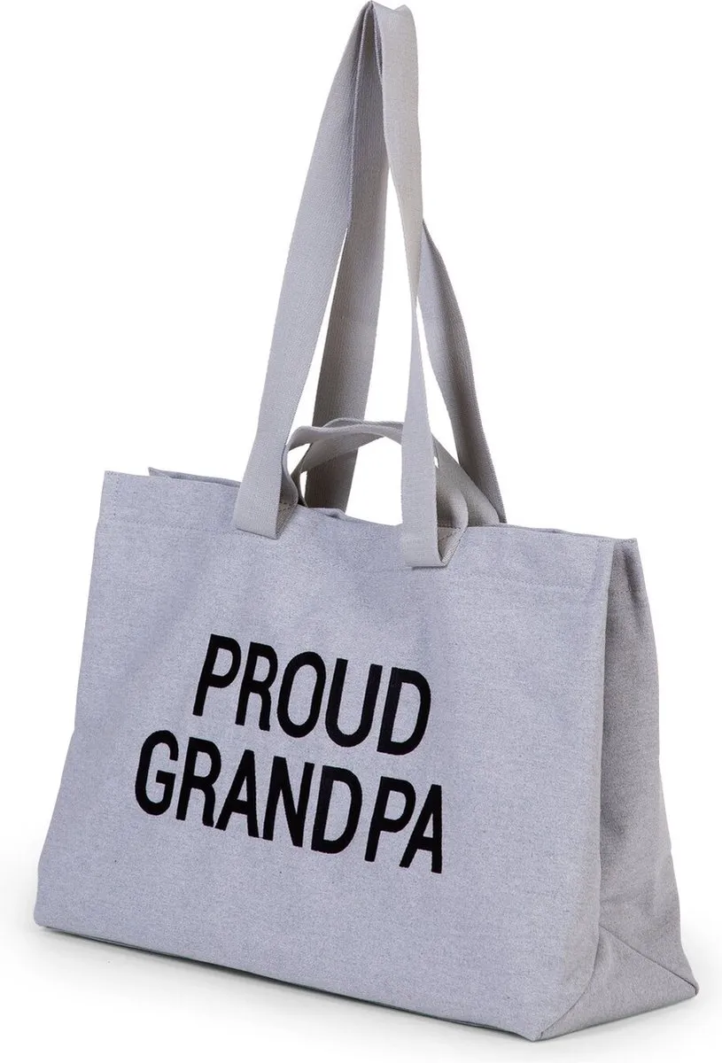 Childhome Grandpa Bag Canvas - Grijs