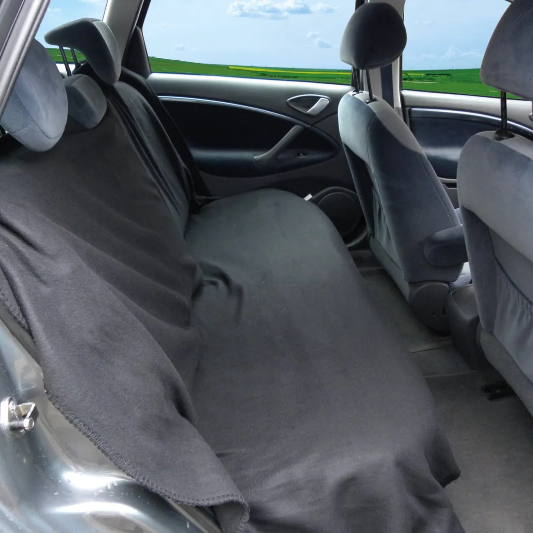 Carpoint Fleece Deken - Zwart