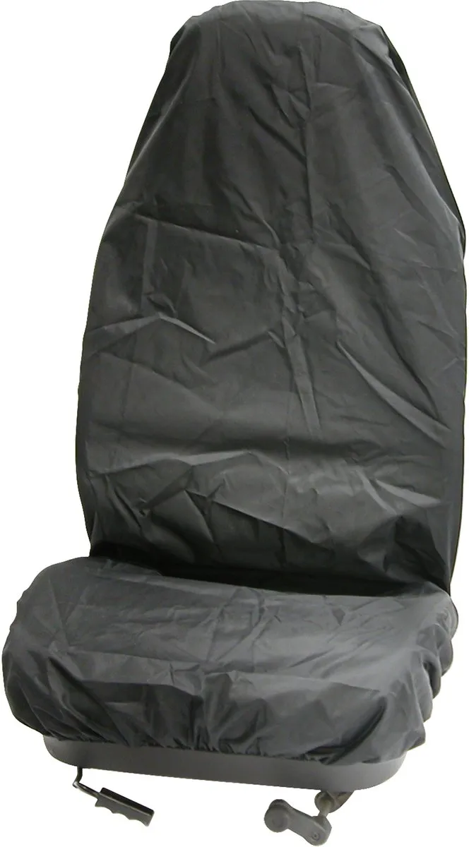 Carpoint Stoelbeschermer 2 Stuks - Zwart