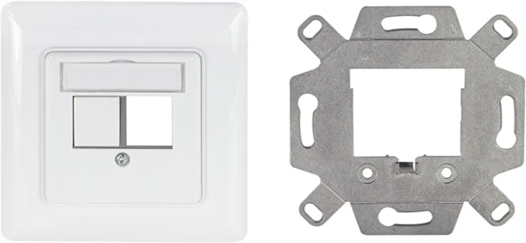 Logilink NK4059 Inbouwdoos - 2 Keystone-modules Wit