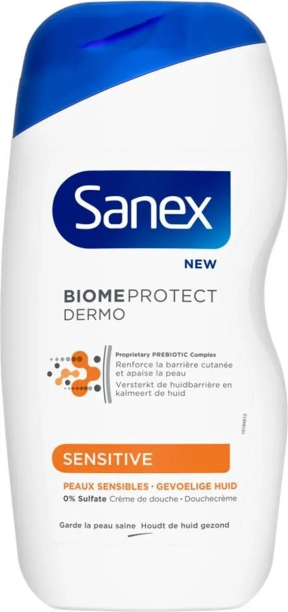 Sanex Dermo Sensitive Douchegel 500ml - 12 Stuks