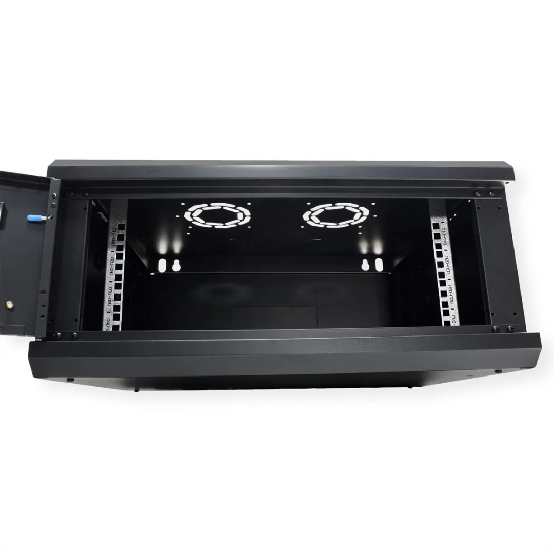 ROLINE 19-inch wandbehuizing Basic Plus 4U, 600x450 BxD zwart