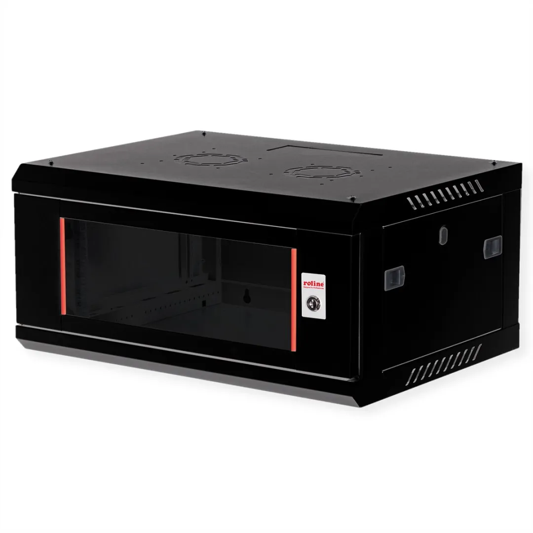 ROLINE 19-inch wandbehuizing Basic Plus 4U, 600x450 BxD zwart