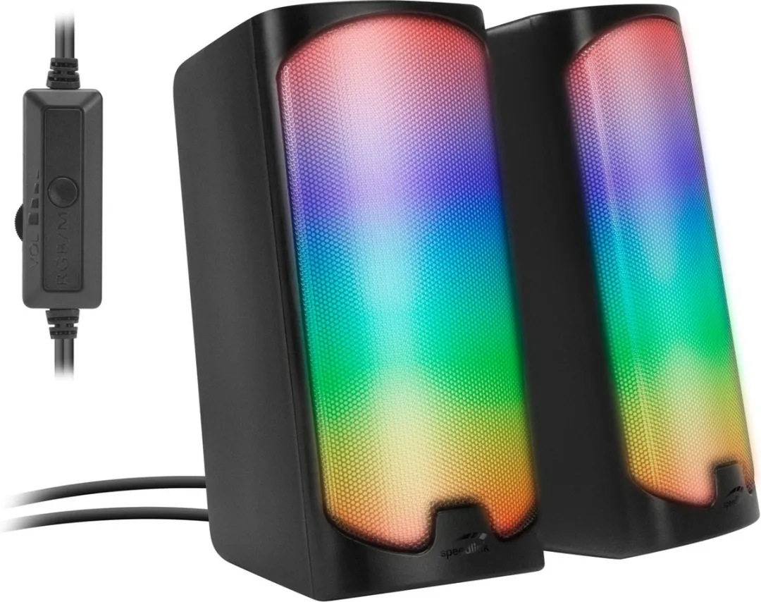 Speedlink TONOS RGB Gaming Stereo Speaker SL-810009-BK