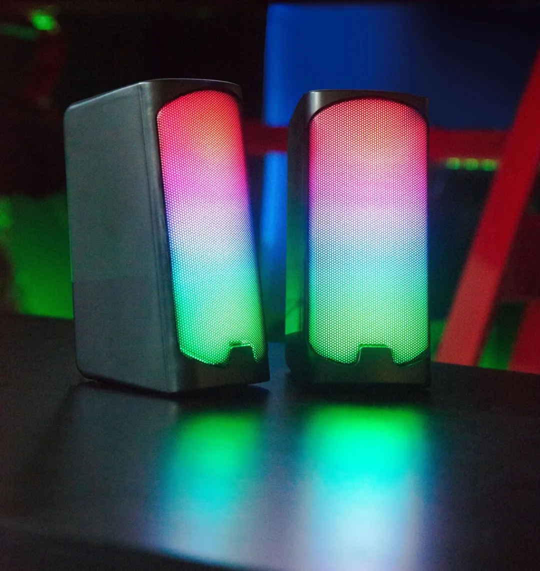 Speedlink TONOS RGB Gaming Stereo Speaker SL-810009-BK - Zwart