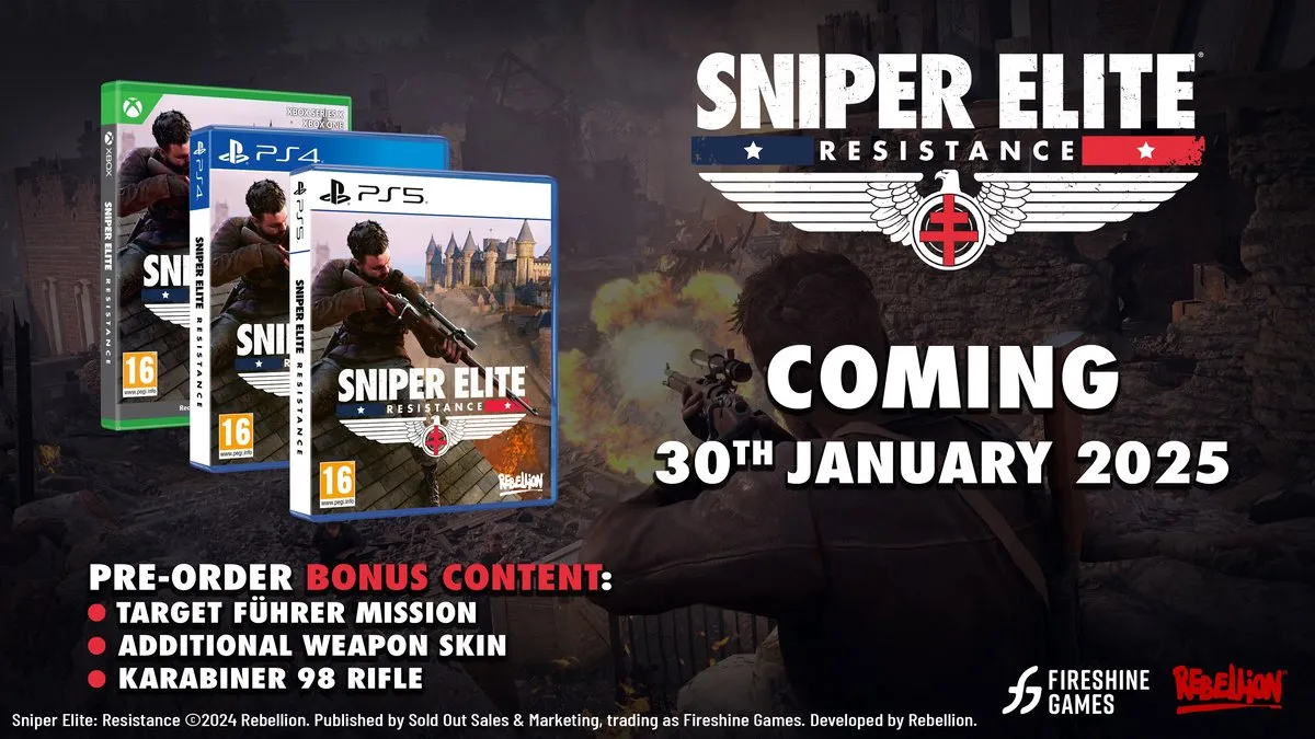 Plaion Sniper Elite Resistance PS4 - 2 Spelers Online
