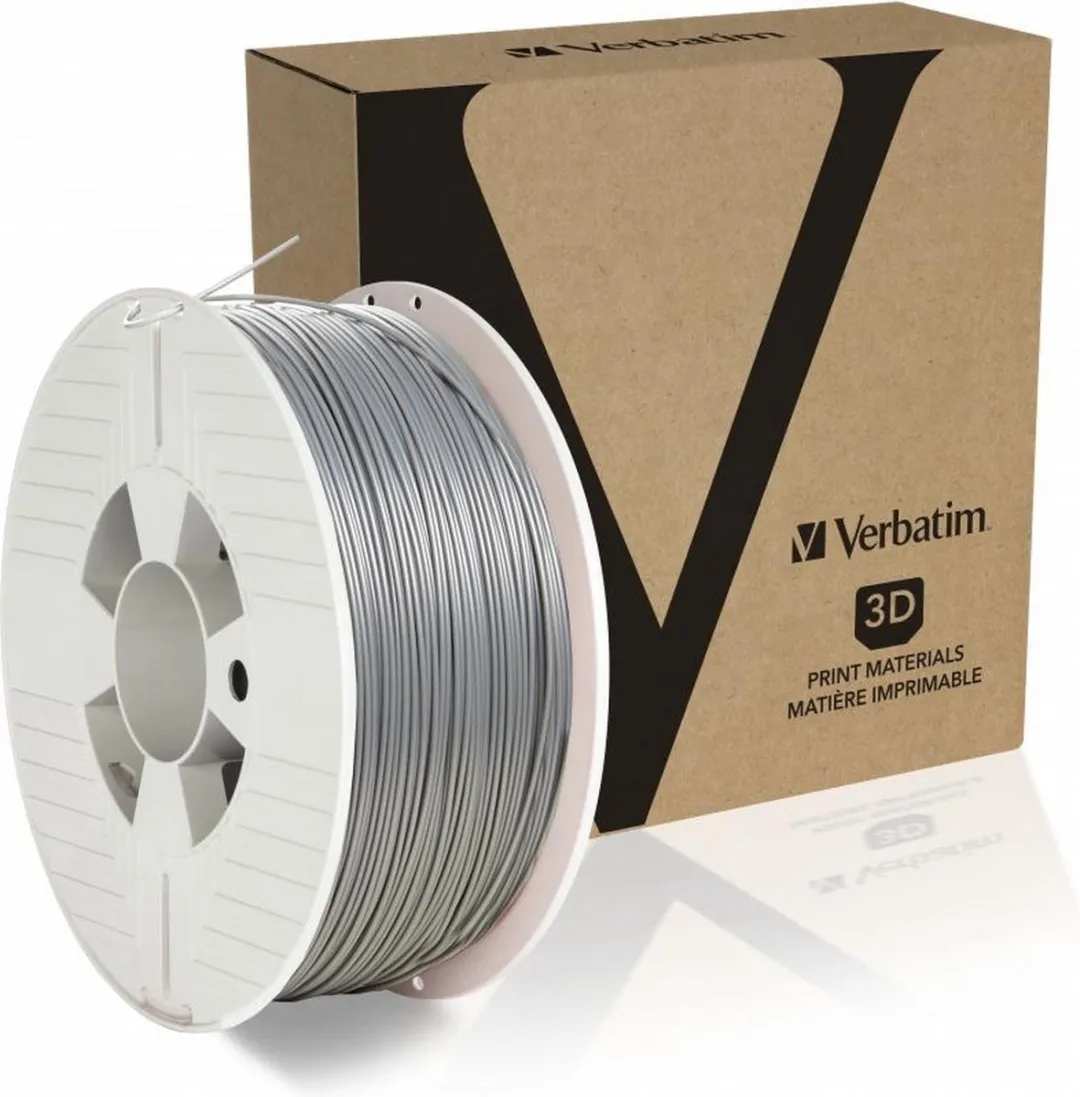 Verbatim 55032 ABS 3D Printerfilament 1.75mm - Zilverkleur 1kg