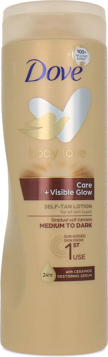 Dove Body Love Care Visible Glow Zelfbruiningslotion 400ml