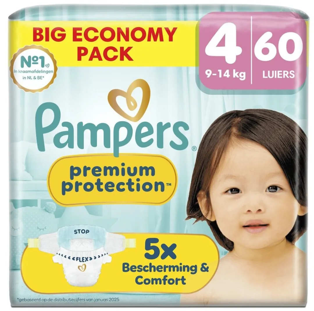Pampers Premium Protection Maat 4 Luiers