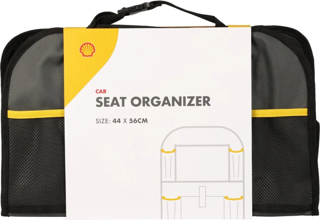 Shell Auto Organizer met Tablet Houder - Zwart