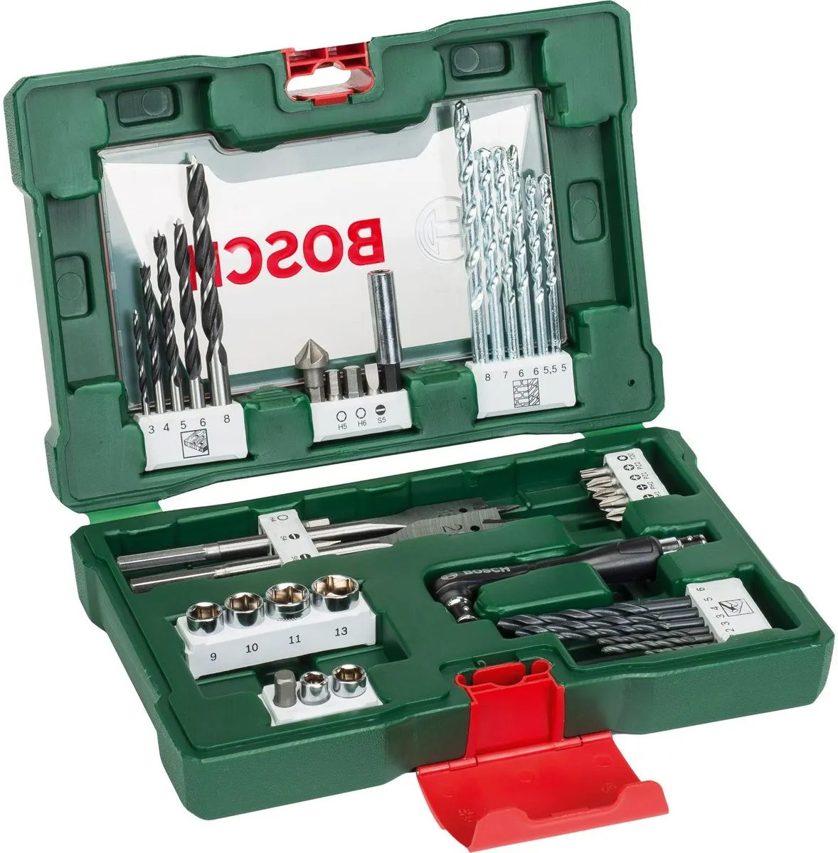 Bosch V-Line 41-delige Borenset - Hout Metaal Steen
