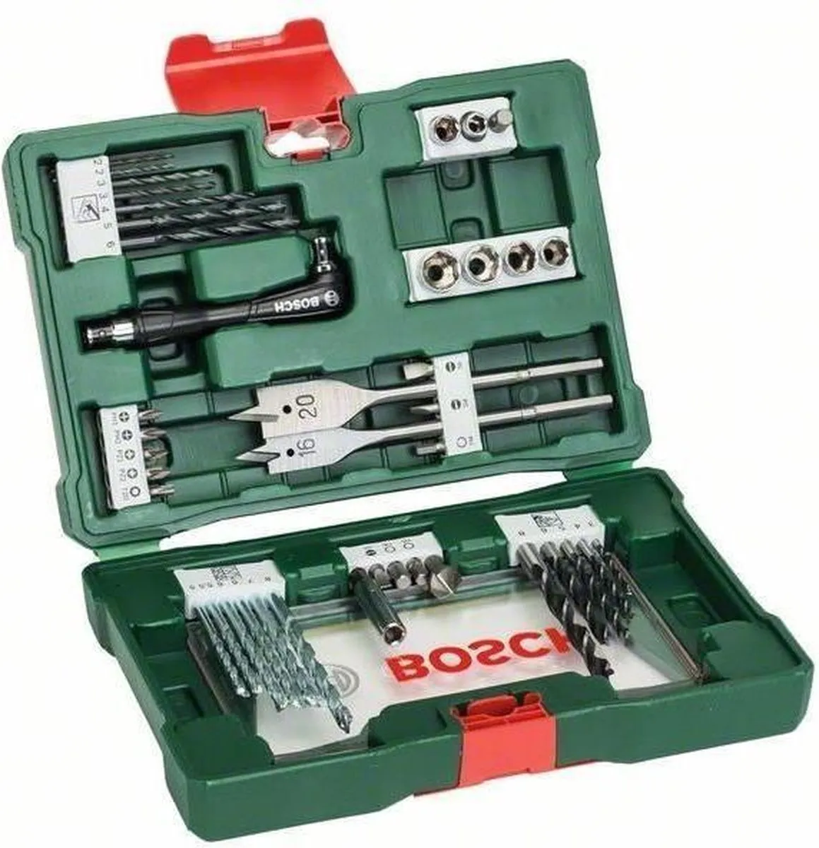 Bosch V-Line 41-delige Borenset - Hout Metaal Steen - afbeelding 6 van 6