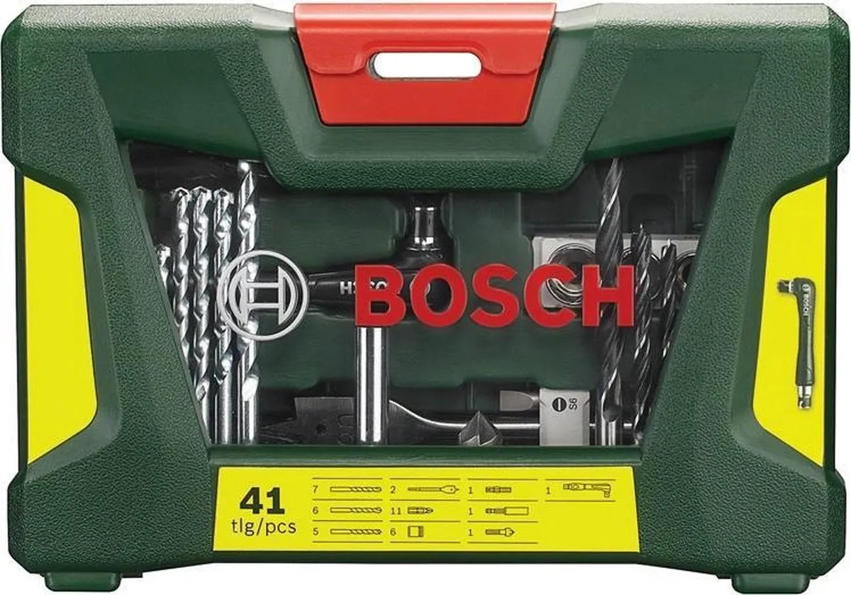 Bosch V-Line 41-delige Borenset - Hout Metaal Steen