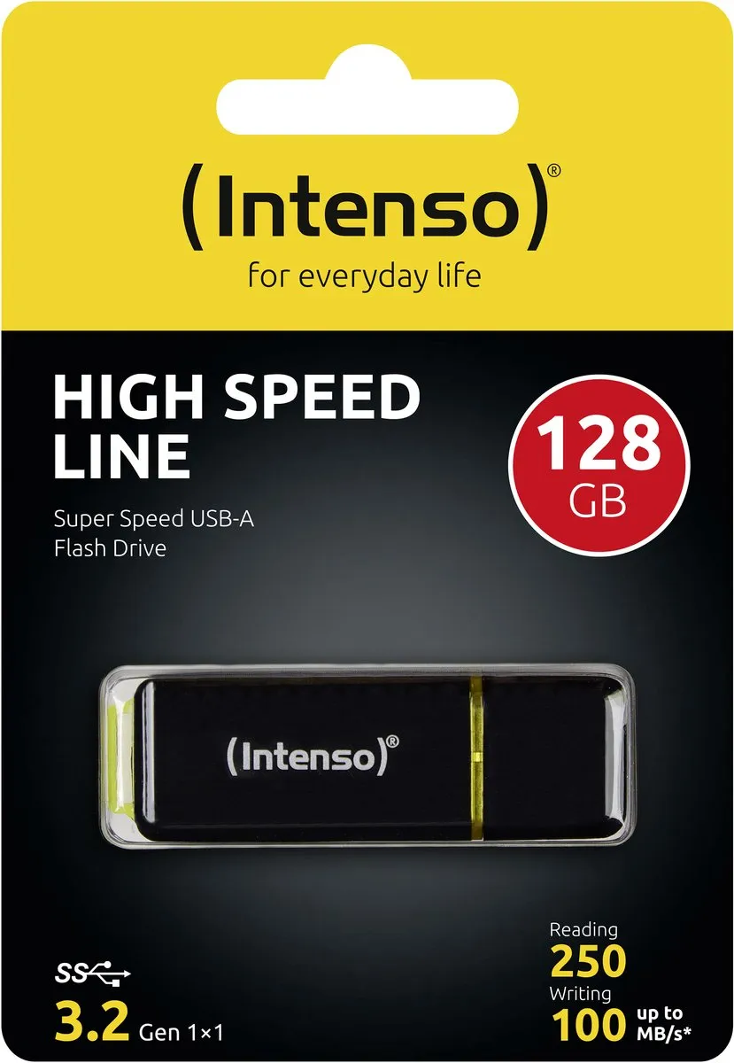 Intenso High Speed Line USB-stick 128GB - USB-A 3.2 Gen 2 - Diverse kleuren