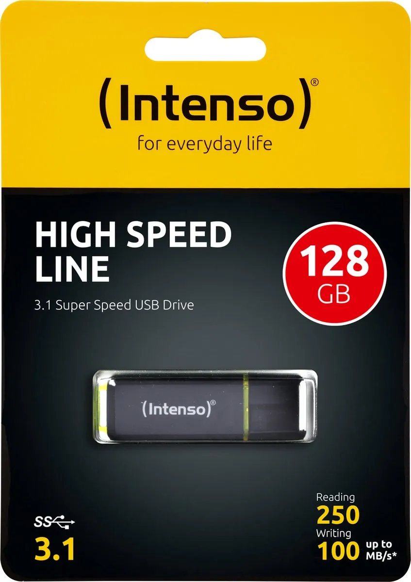Intenso High Speed Line USB-stick 128GB - USB-A 3.2 Gen 2 - Diverse kleuren