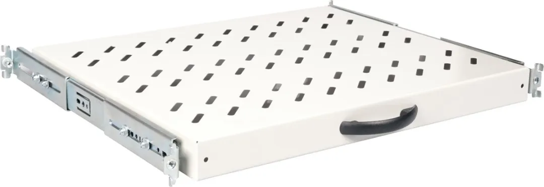 Roline 19-inch 1U Uitschuifbare Plank 350mm - 25kg Grijs - afbeelding 4 van 6