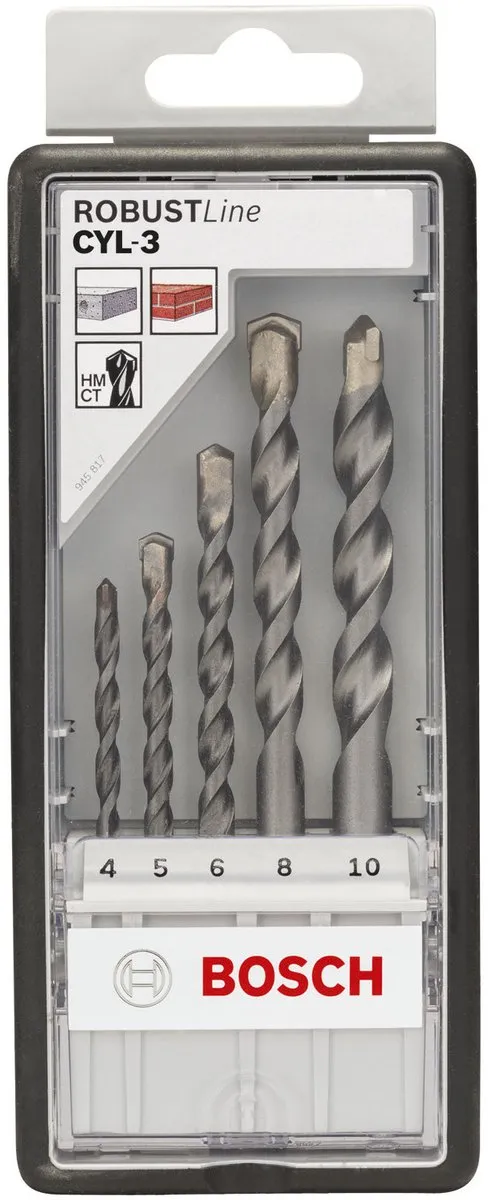 Bosch Silver Percussion 5-delige borenset - Beton
