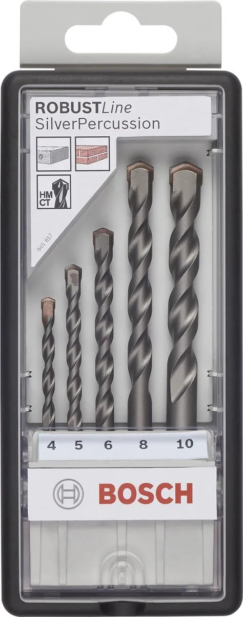 Bosch Silver Percussion 5-delige borenset