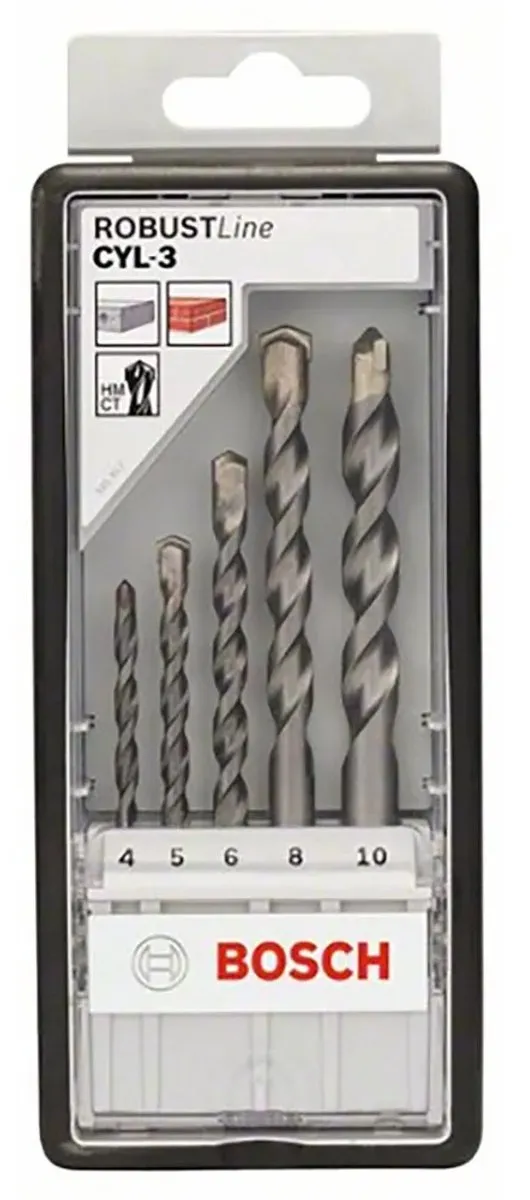 Bosch Silver Percussion 5-delige borenset - Beton