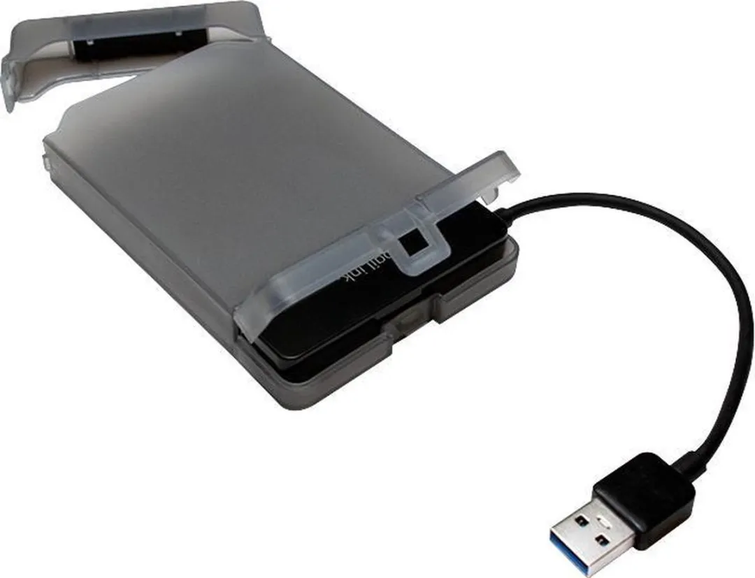 Logilink AU0037 2.5" HDD/SSD-behuizing - Grijs