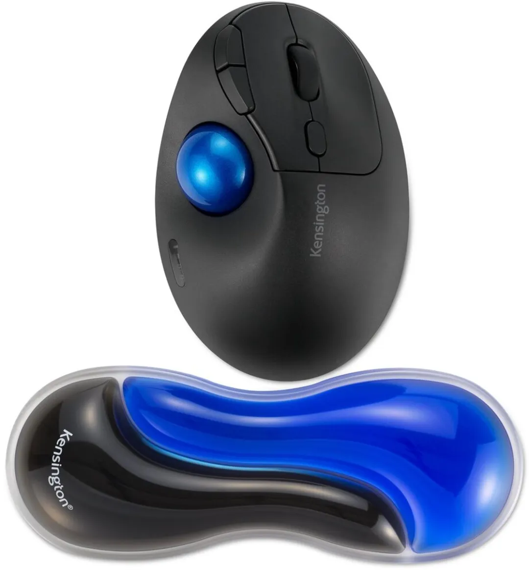 Kensington K62439WW Duo Gel Muis/Trackball - Blauw/Zwart - afbeelding 6 van 6