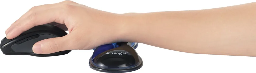 Kensington K62439WW Duo Gel Muis/Trackball - Blauw/Zwart