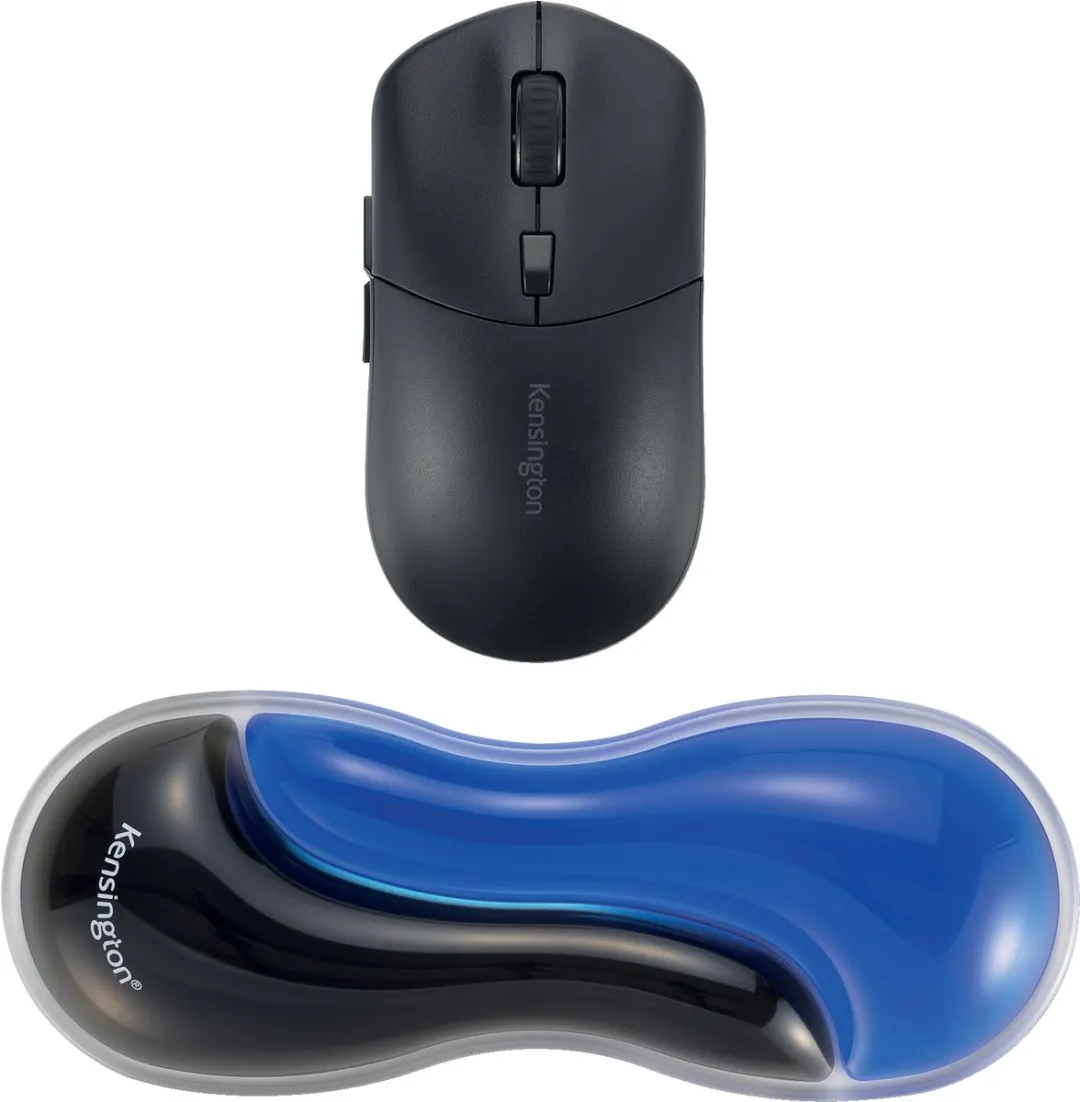 Kensington K62439WW Duo Gel Muis/Trackball - Blauw/Zwart