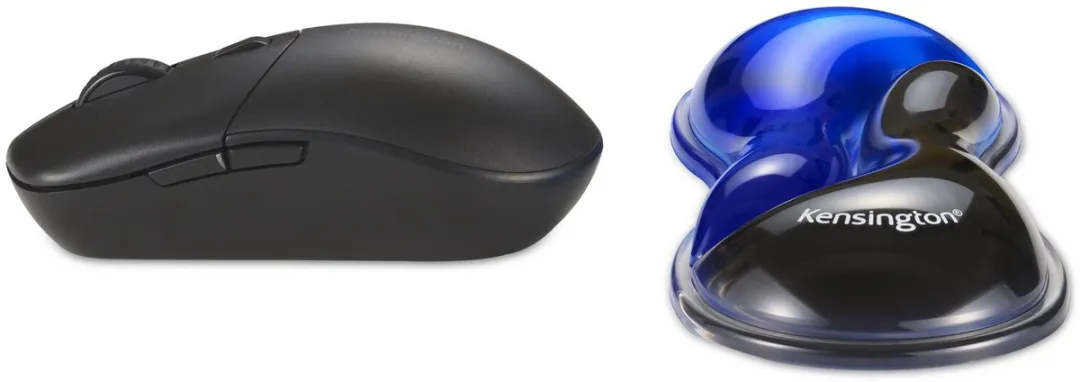 Kensington K62439WW Duo Gel Muis/Trackball - Blauw/Zwart