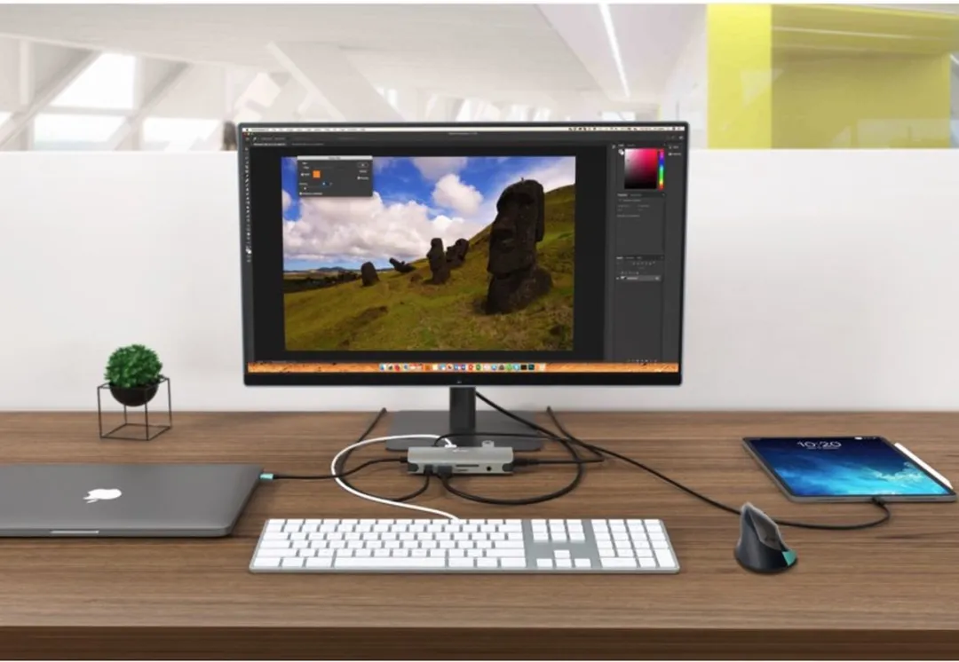 I-tec USB-C Travel Nano Dock C31NANODOCKVGAPD - HDMI/VGA/Ethernet/Zwart