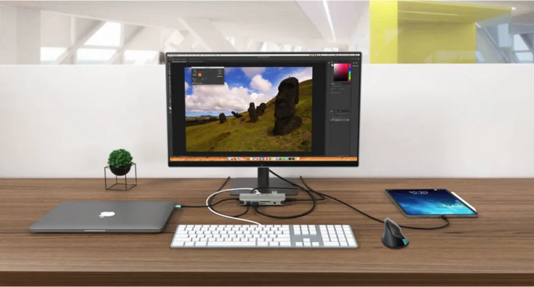 I-tec USB-C Travel Nano Dock C31NANODOCKVGAPD - HDMI/VGA/Ethernet/Zwart - afbeelding 6 van 6