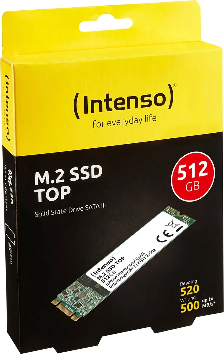 Intenso M.2 SSD SATA III 3832450 - 512GB - 550MB/s