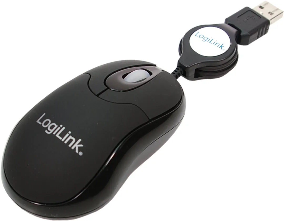 Logilink ID0016 Muis - 3 Knoppen - Zwart