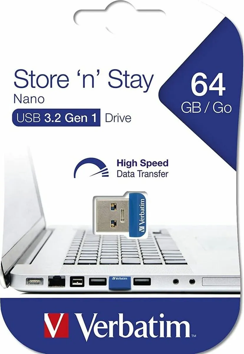 Verbatim 98711 64GB - USB-Stick / Blauw