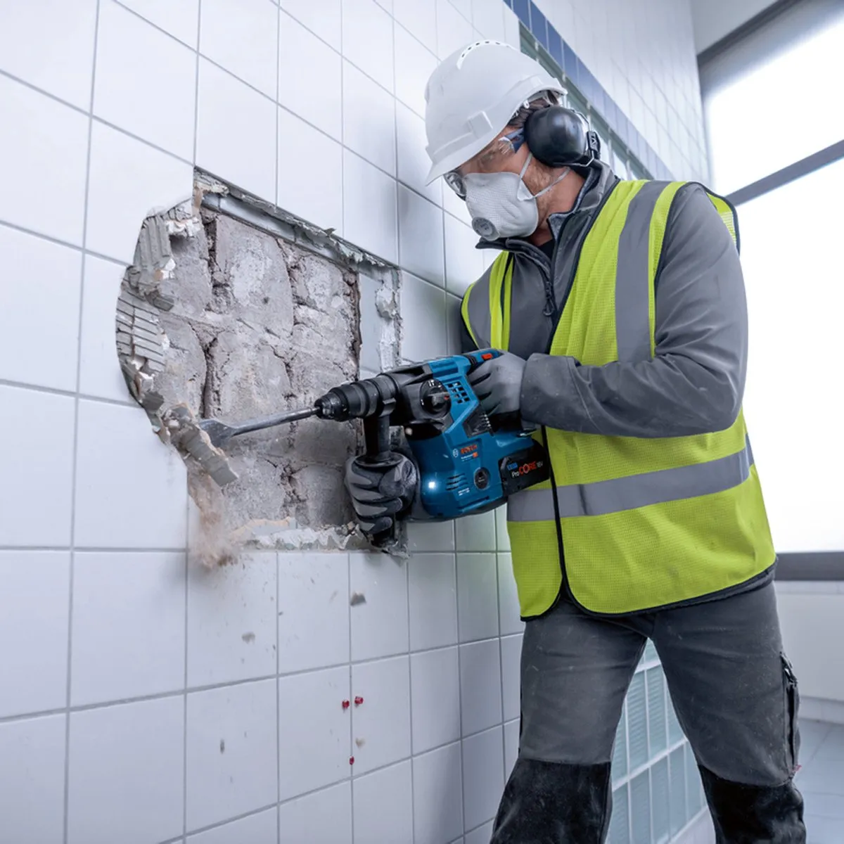 Bosch GBH 18V-28 CF accu boorhamer met SDS plus in L-Boxx - 06119...