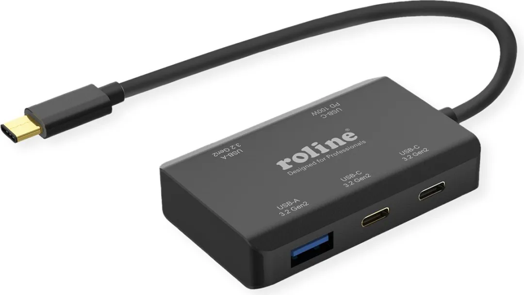 Roline USB 3.2 Gen 2 Hub 4-voudig