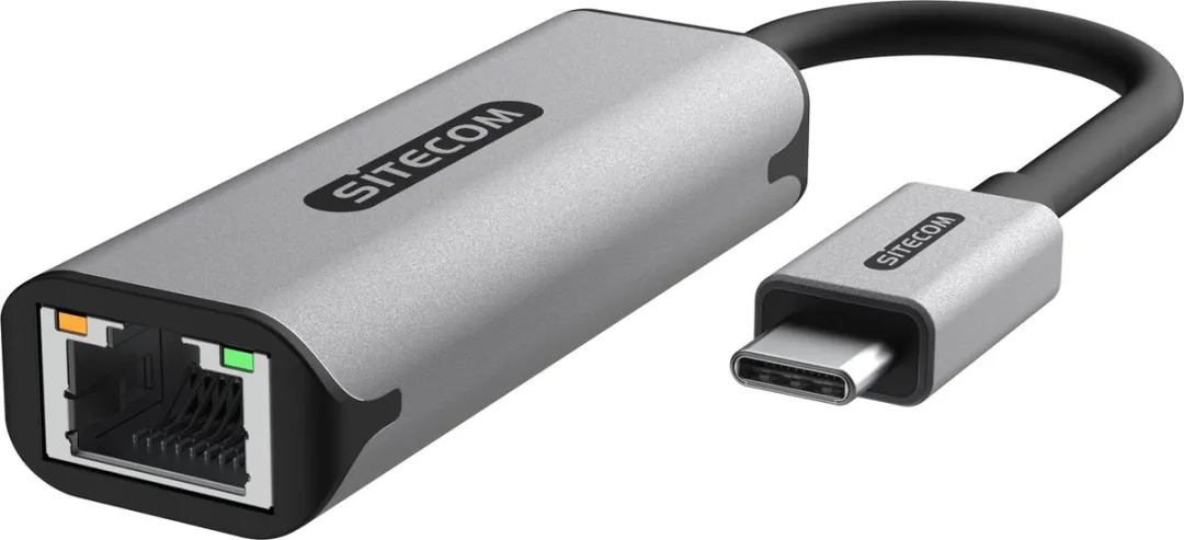 Sitecom AD-1005 USB-C naar Ethernet 1Gbit Adapter