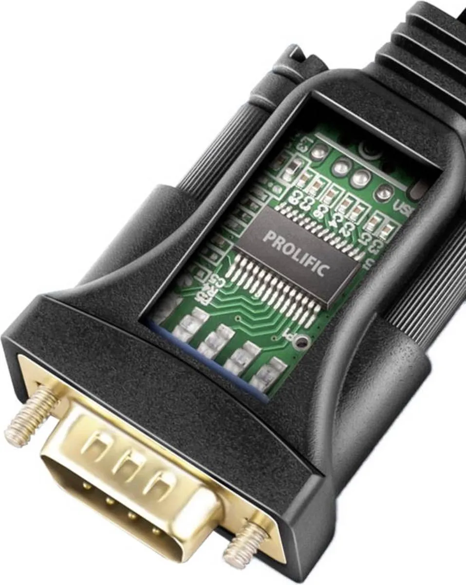 AXAGON USB 2.0 Adapterkabel [1x RS232-stekker - 1x USB 2.0] ADS-1PSN 1.5 m