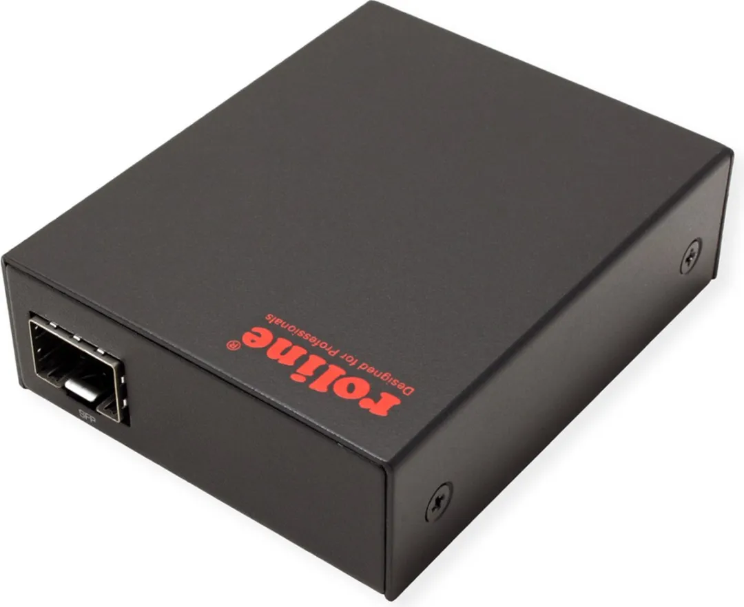 Roline 10/100/1000Base-T naar Glasvezel Media Converter - Zwart - afbeelding 3 van 6